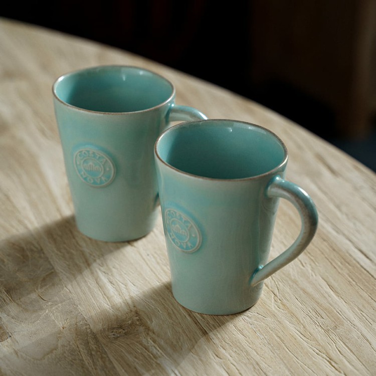 Кружка NOC121-TRQ(NOC121-02409E), керамика, Turquoise, Costa Nova