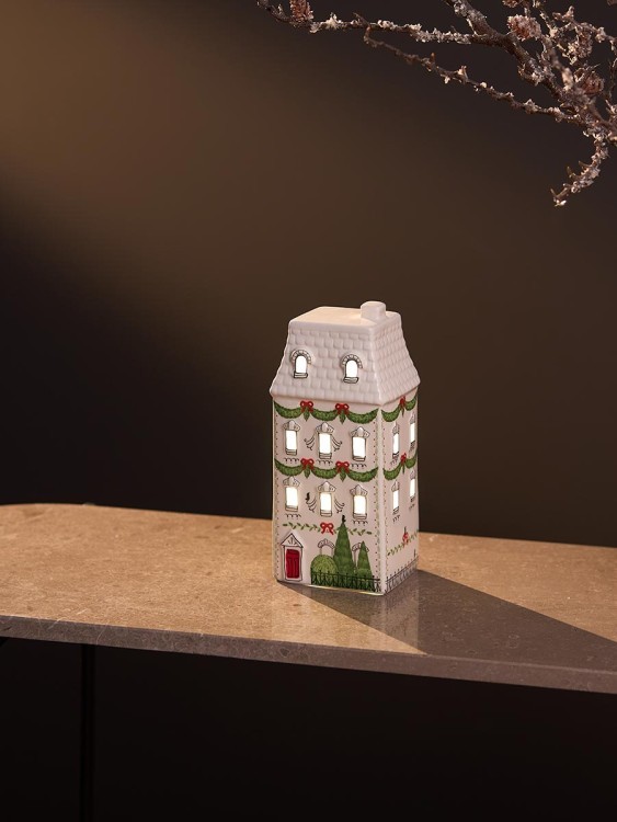 Домик с подсветкой olgod из коллекции new year essential, 22см (79421)