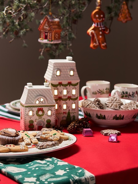 Домик с подсветкой olgod из коллекции new year essential, 22см (79421)