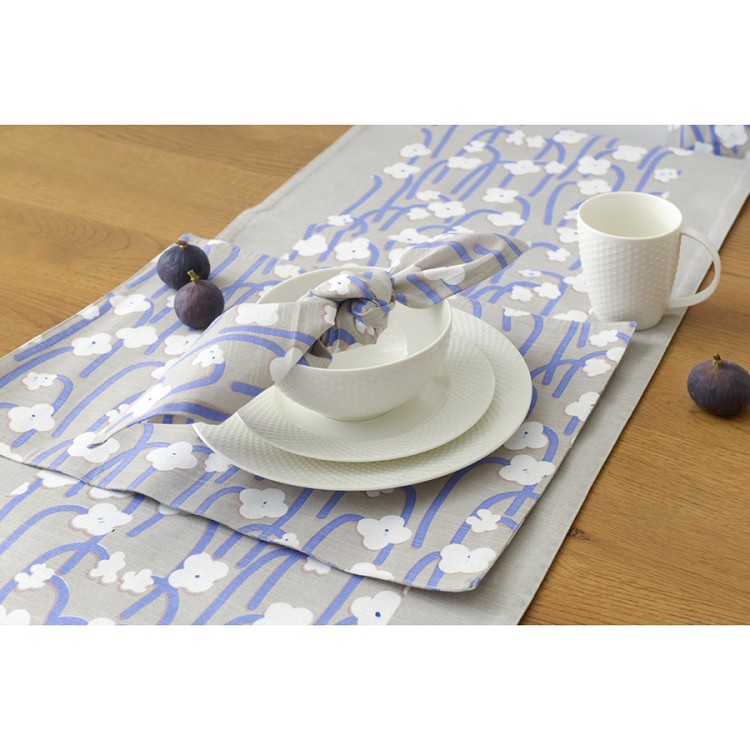 Набор из двух салфеток сервировочных с принтом Полярный цветок из коллекции scandinavian touch, 45х45 см (73648) Набор из двух салфеток сервировочных с принтом Полярный цветок из коллекции scandinavian touch, 45х45 см (73648)