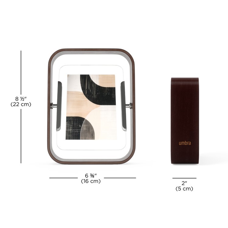 Фоторамка двусторонняя bellwood, 16х22 см, состаренный орех (79976)