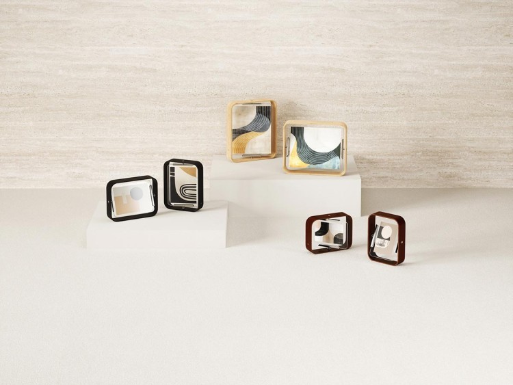 Фоторамка двусторонняя bellwood, 16х22 см, состаренный орех (79976)