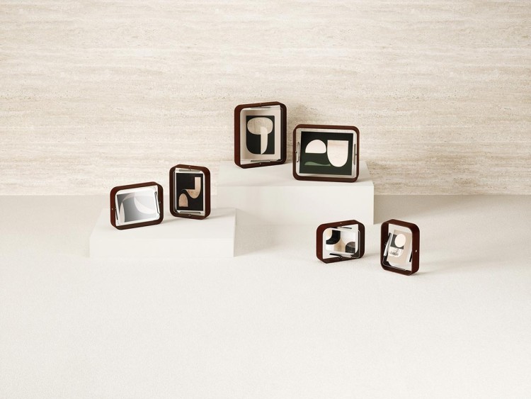 Фоторамка двусторонняя bellwood, 16х22 см, состаренный орех (79976)