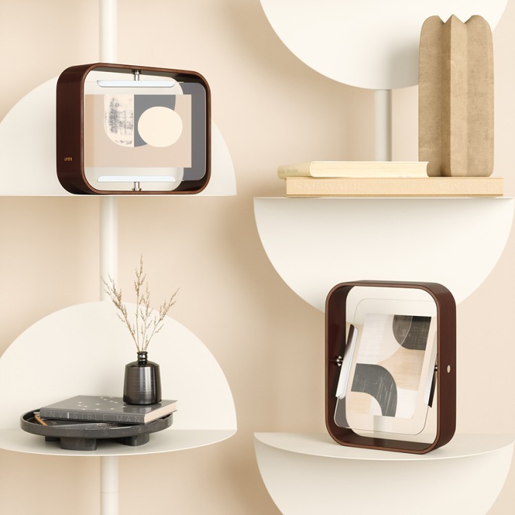 Фоторамка двусторонняя bellwood, 16х22 см, состаренный орех (79976)