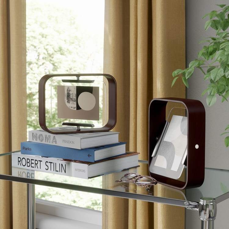 Фоторамка двусторонняя bellwood, 16х22 см, состаренный орех (79976)