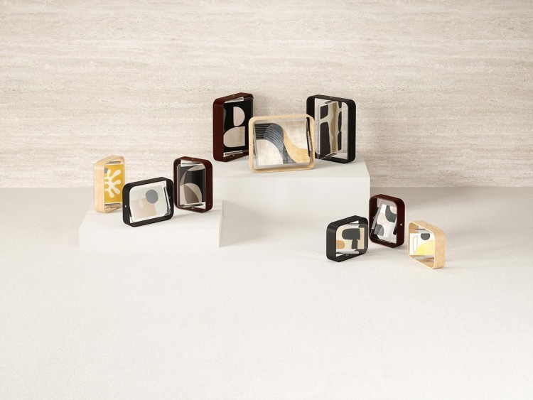 Фоторамка двусторонняя bellwood, 16х22 см, состаренный орех (79976)