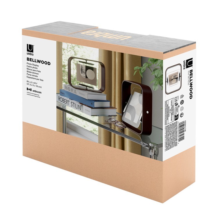 Фоторамка двусторонняя bellwood, 16х22 см, состаренный орех (79976)