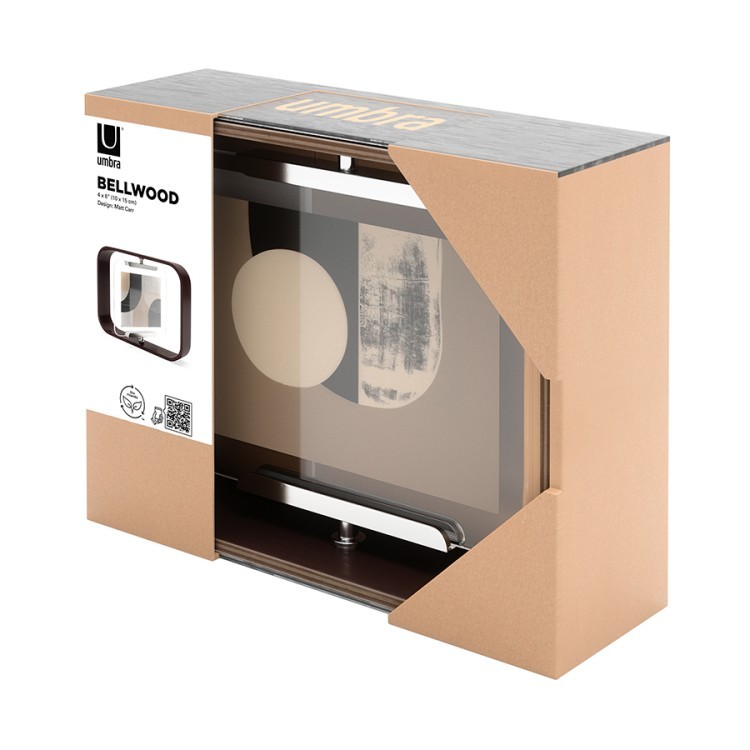 Фоторамка двусторонняя bellwood, 16х22 см, состаренный орех (79976)