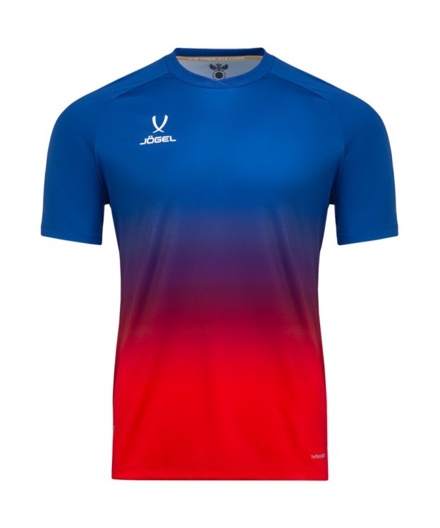 Футболка тренировочная JOGEL NATIONAL PerFormDRY Pre-Match Tee, сине-красный (2113269)
