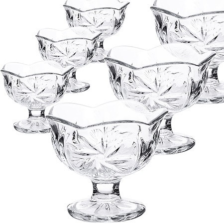 Набор креманок 6 предметов стекло (7143)