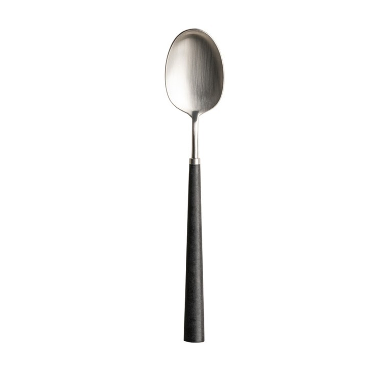 Ложка столовая C20739-BLK, нержавеющая сталь 18/10, PVD, Brushed - black cable, Costa Nova