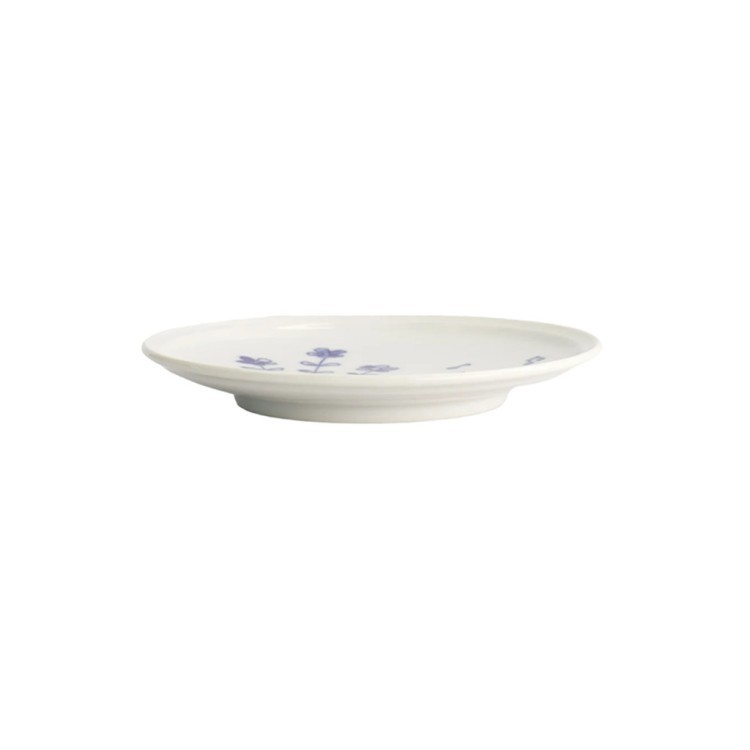 Тарелка 18969, 14.3, фарфор, white, blue, TOKYO DESIGN