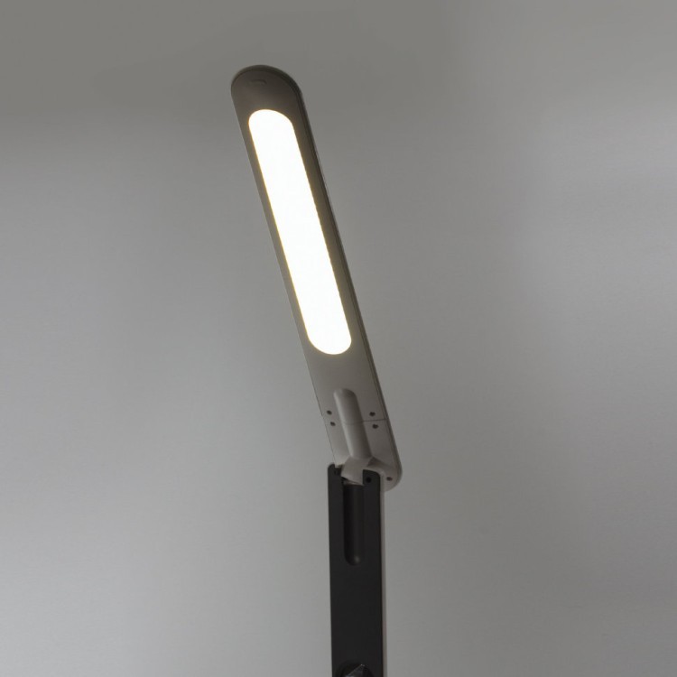 Лампа настольная светодиодная Sonnen BR-898A на подставке с часами 236661 (1) (73085)