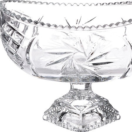 Конфетница 18,5х11х8,5 стекло (7142)