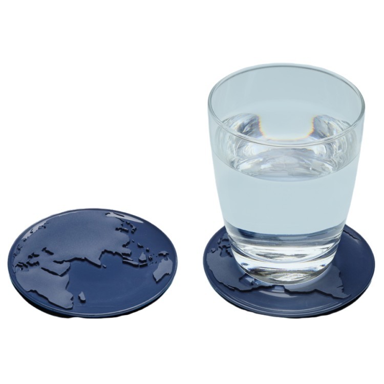 Набор подставок для кружки/стакана world coaster, синие, 2 шт. (73834)