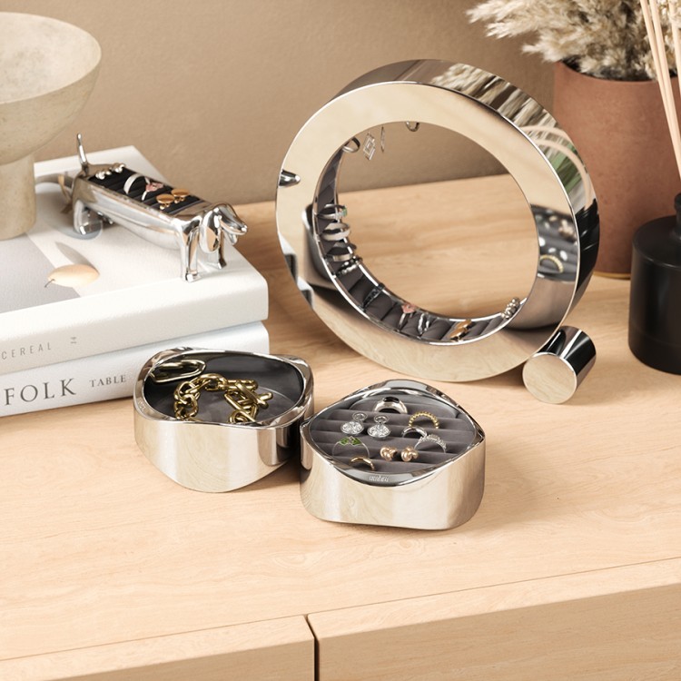 Органайзер для украшений wavy, хром (78714)