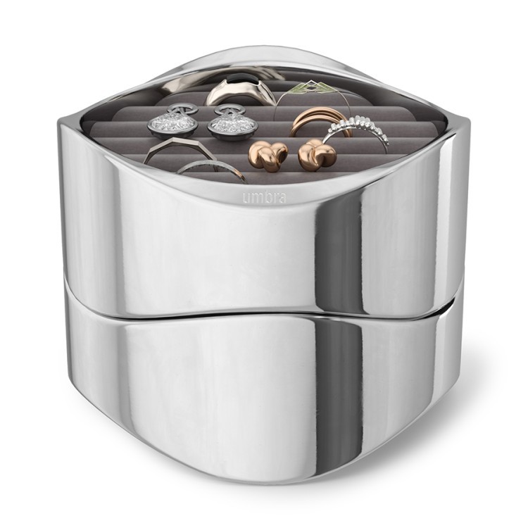 Органайзер для украшений wavy, хром (78714)