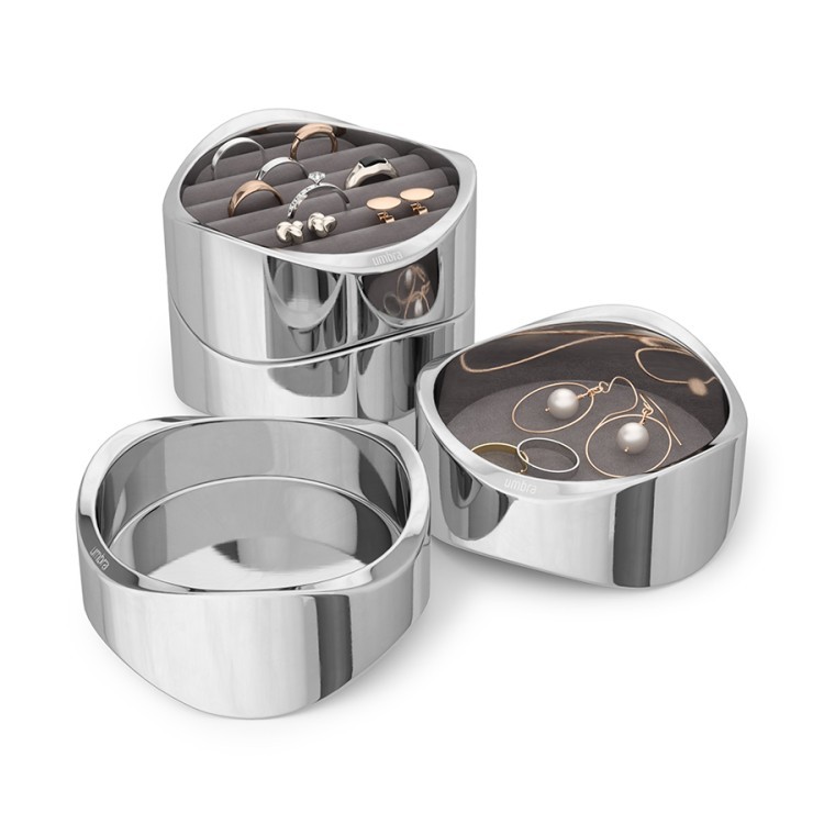 Органайзер для украшений wavy, хром (78714)