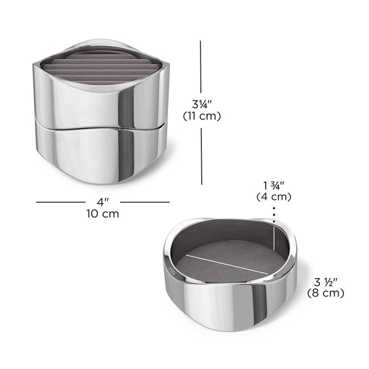 Органайзер для украшений wavy, хром (78714)