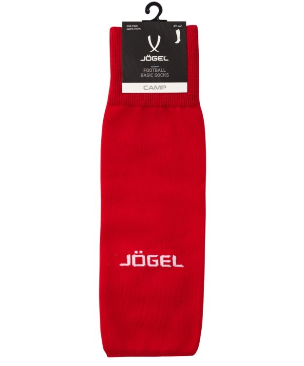 Гетры футбольные JÖGEL CAMP BASIC SOCKS, красный/серый/белый (2076919)