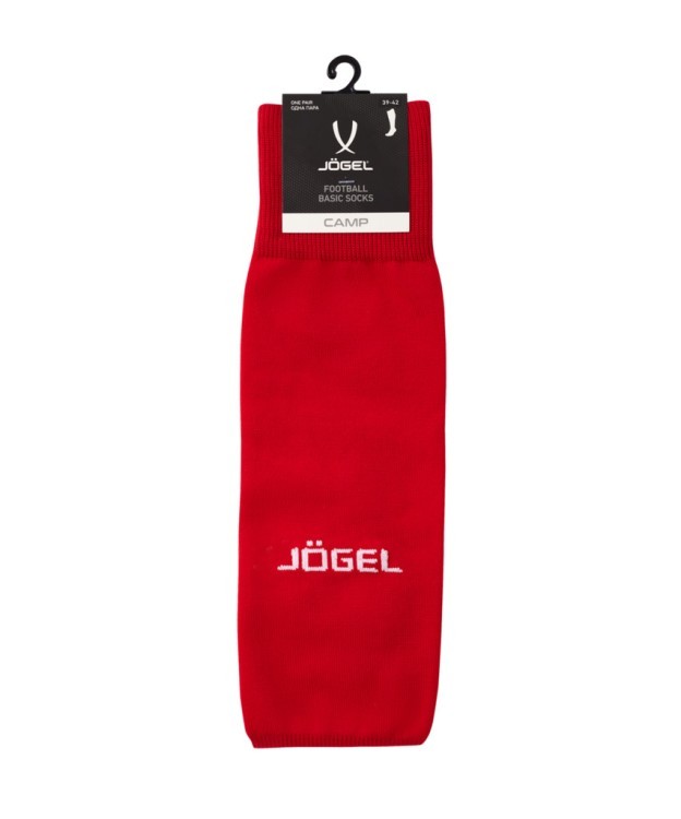 Гетры футбольные JOGEL CAMP BASIC SOCKS, красный/серый/белый (2076919)