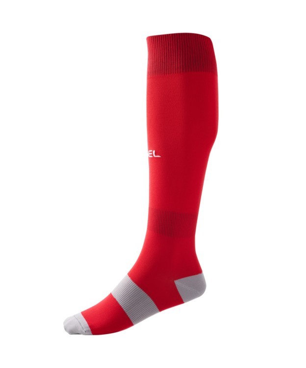 Гетры футбольные JOGEL CAMP BASIC SOCKS, красный/серый/белый (2076919)