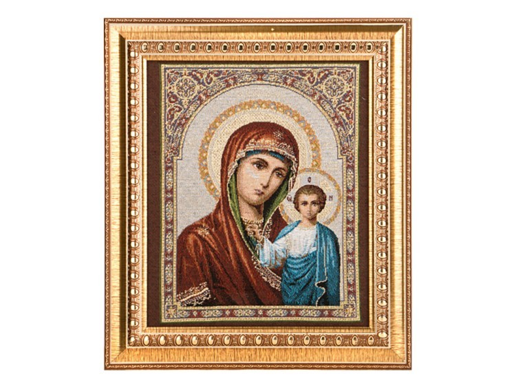 Гобелен "казанская икона божьей матери" 31*38 см. (404-1402-29) 