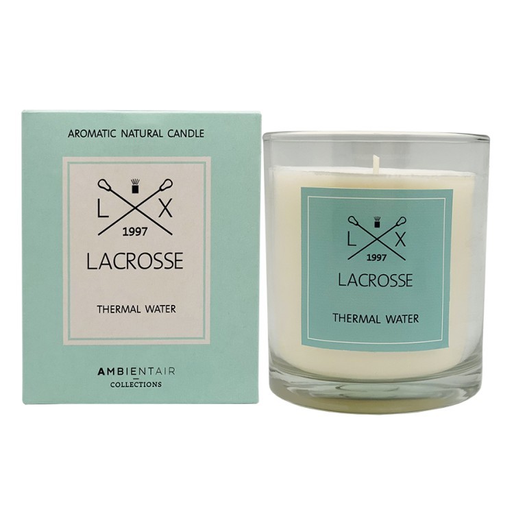 Свеча ароматическая lacrosse, thermal water (новая), 60 ч (75017)