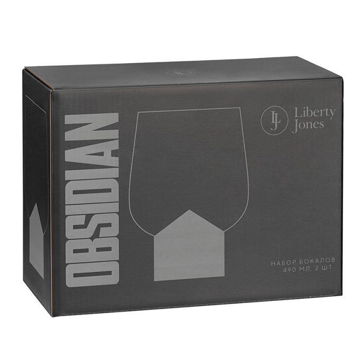 Набор бокалов obsidian, 490 мл, 2 шт. (79057)
