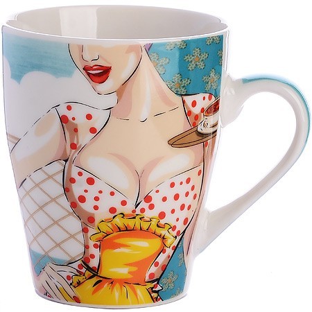 Кружка 340 мл Beauty Woman (мин.4шт)LR (31229) Кружка 340 мл Beauty Woman (мин.4шт)LR (31229)