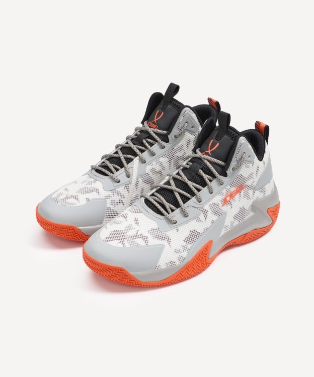 Кроссовки баскетбольные JÖGEL Playmaker, серый/оранжевый (2131611)
