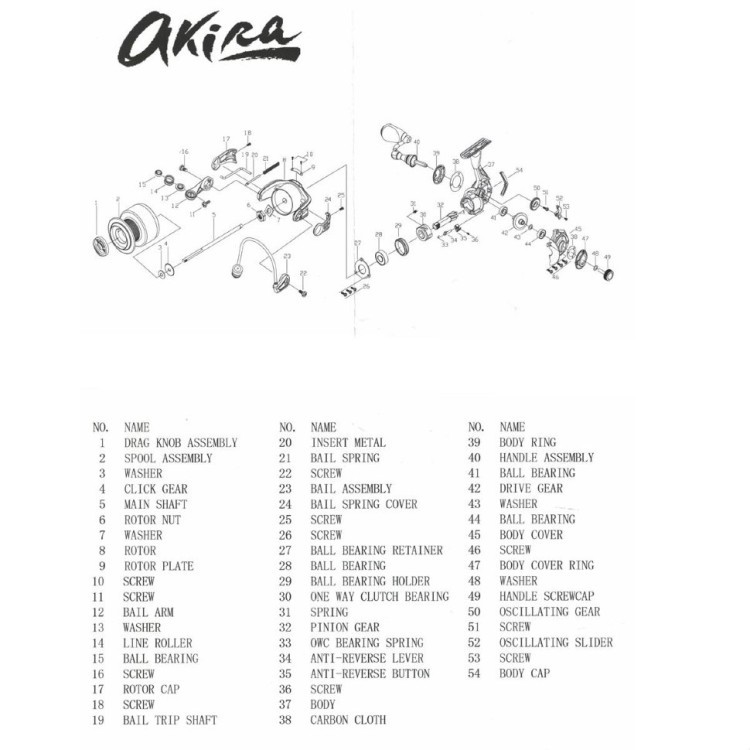 Катушка безынерционная Helios Akira 2000F 3+1bb HS-AK2000F (72112)