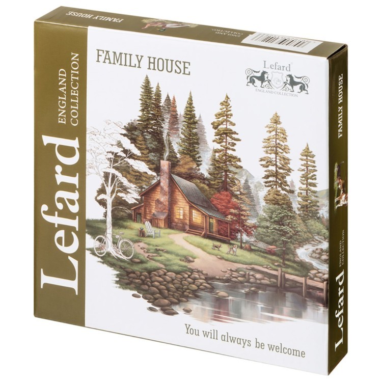 Тарелка десертная lefard "family house" 17 см Lefard (263-1427)
