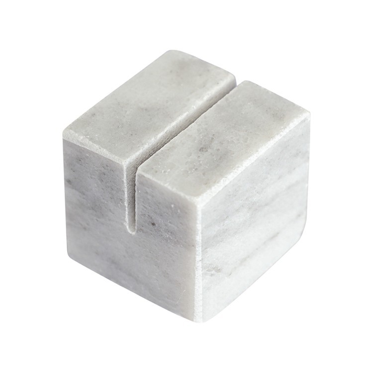 Набор держателей для именных карт marm, белый мрамор, 4 шт. (77555)