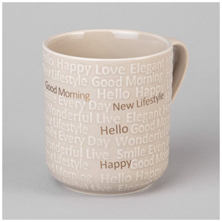 Набор кружек lefard "good morning" на металл. подставке 4 шт. 330 мл микс цветов Lefard (42-533)