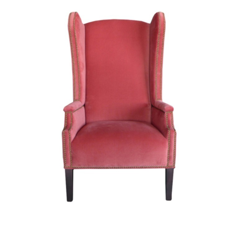Кресло Самуэль Samuel/Velvet 44, каркас дуб, обивка бельгийский вельвет, pink, ROOMERS FURNITURE Кресло Самуэль Samuel/Velvet 44, каркас дуб, обивка бельгийский вельвет, pink, ROOMERS FURNITURE