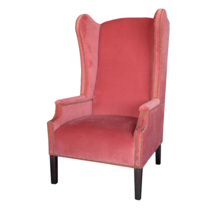 Кресло Самуэль Samuel/Velvet 44, каркас дуб, обивка бельгийский вельвет, pink, ROOMERS FURNITURE Кресло Самуэль Samuel/Velvet 44, каркас дуб, обивка бельгийский вельвет, pink, ROOMERS FURNITURE