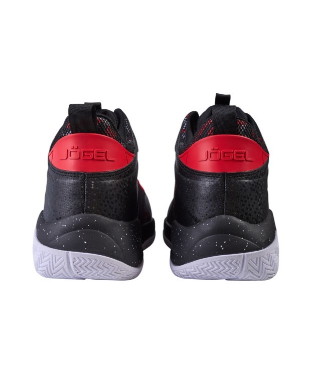 БЕЗ УПАКОВКИ Кроссовки баскетбольные JOGEL Playmaker, Black/red (2131912)