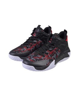 БЕЗ УПАКОВКИ Кроссовки баскетбольные JOGEL Playmaker, Black/red (2131912)