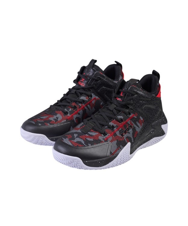 БЕЗ УПАКОВКИ Кроссовки баскетбольные JOGEL Playmaker, Black/red (2131912)