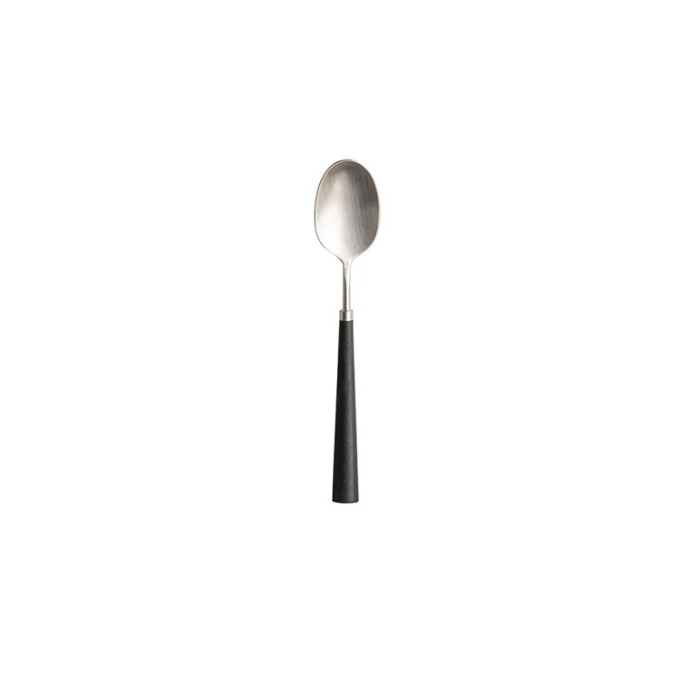 Ложка чайная C20741-BLK, нержавеющая сталь 18/10, PVD, Brushed - black cable, Costa Nova