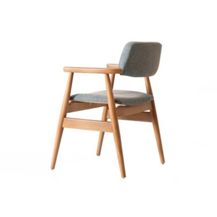 Полукресло BEST/D9/300, Бук, текстиль, brown/dark grey, ROOMERS FURNITURE