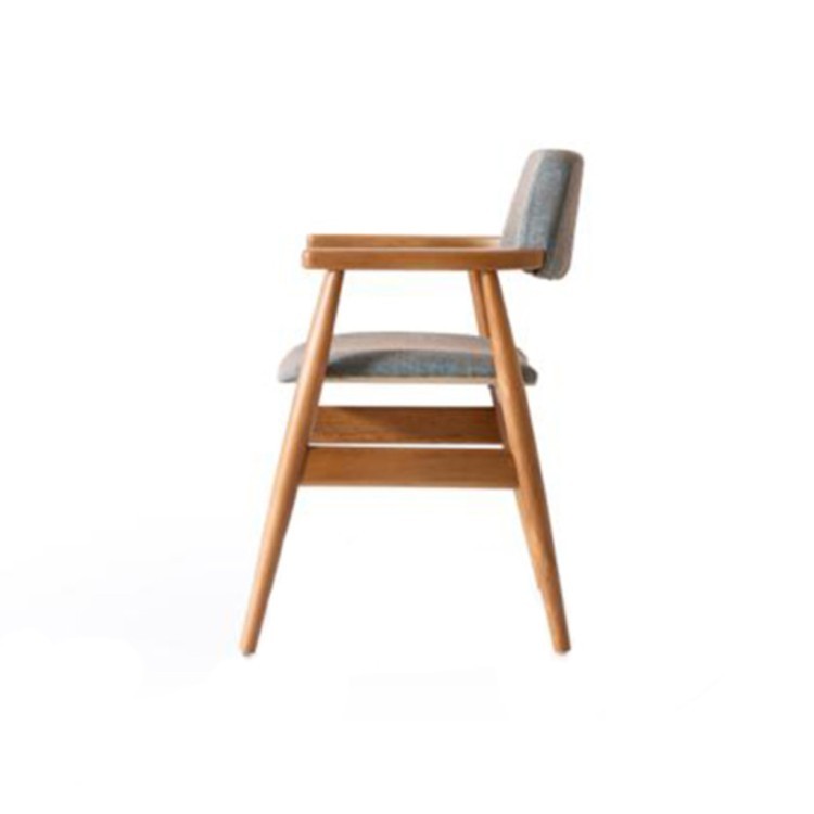 Полукресло BEST/D9/300, Бук, текстиль, brown/dark grey, ROOMERS FURNITURE