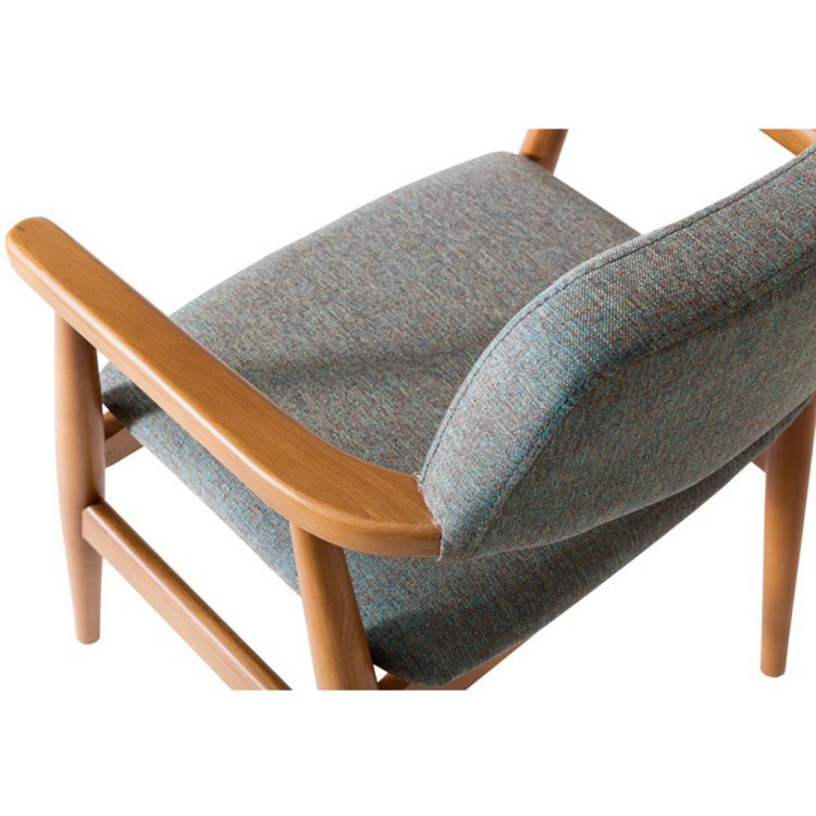 Полукресло BEST/D9/300, Бук, текстиль, brown/dark grey, ROOMERS FURNITURE