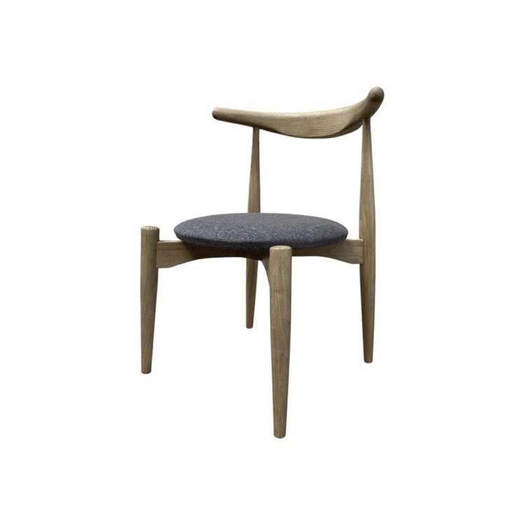 Стул bambi362A/1049, Ясень, текстиль, dark grey, ROOMERS FURNITURE