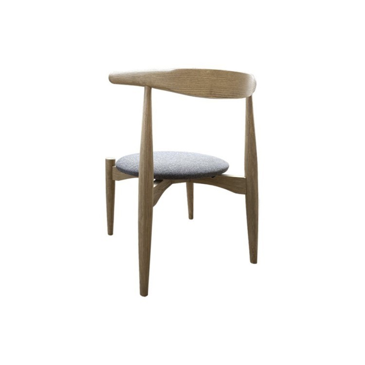 Стул bambi362A/1049, Ясень, текстиль, dark grey, ROOMERS FURNITURE