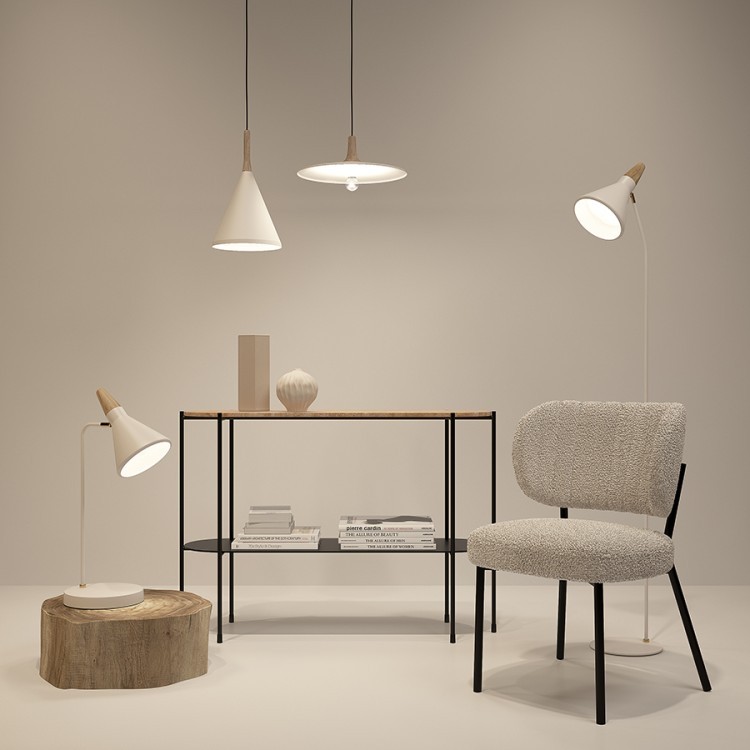 Торшер thor, 164 см, бежевый (76354)