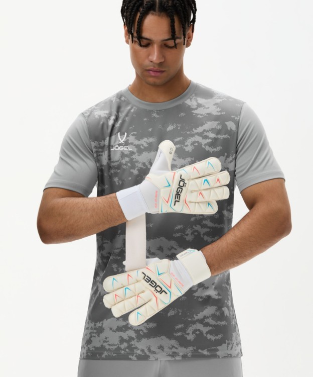 Перчатки вратарские JOGEL Legend SL4 Roll Negative, белый (2119294)