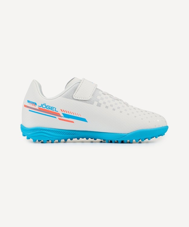 Бутсы многошиповые JÖGEL Evofly TF Talant White/blue, детский (2118211) Бутсы многошиповые JÖGEL Evofly TF Talant White/blue, детский (2118211)