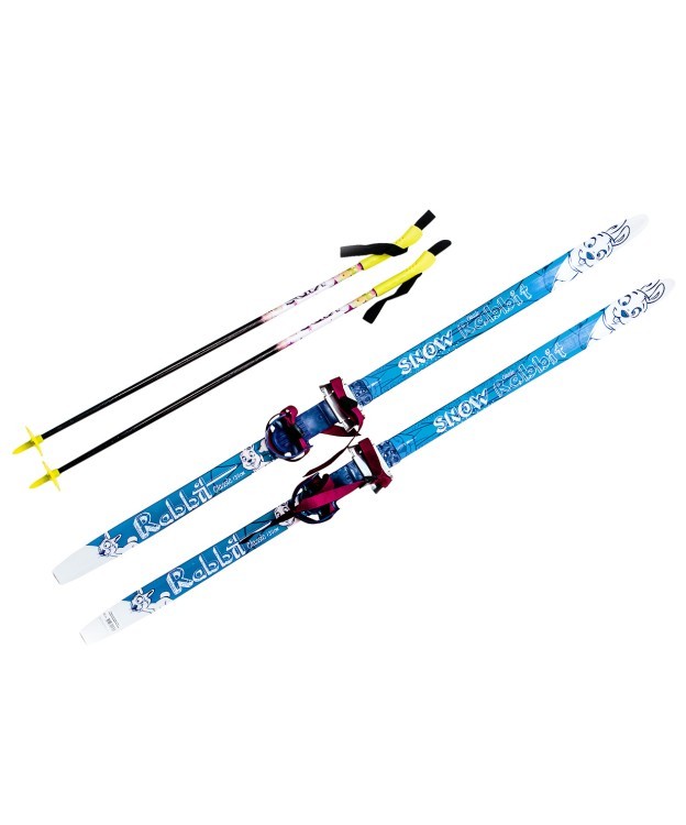 Комплект лыжный Комби, с палками, 130 см (4681)